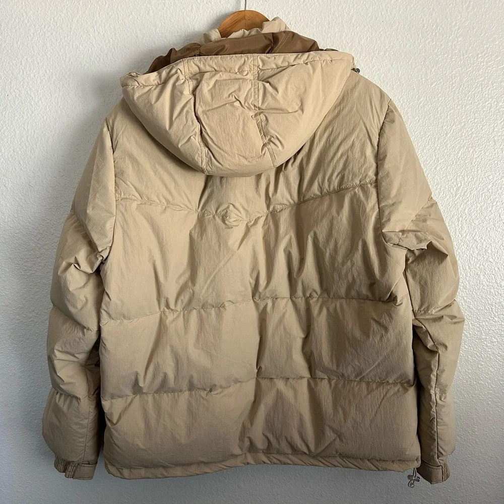 Levi’s Puffer Down Insulated Water Repellent Jacket Removable Hood Size Large